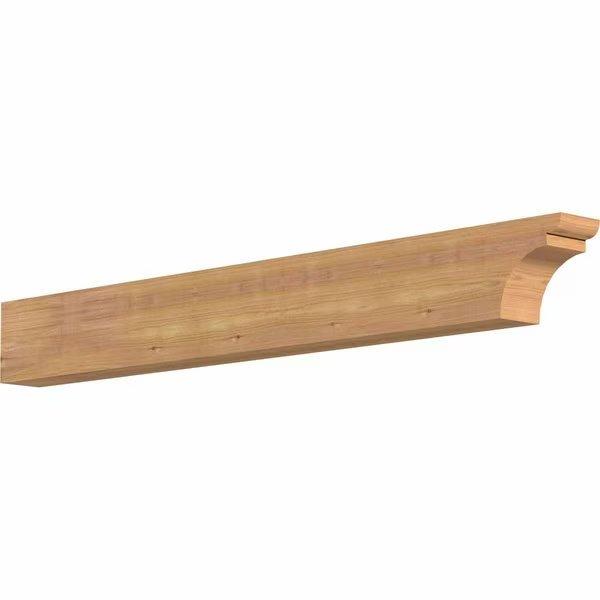 Yorktown Smooth Rafter Tail, Western Red Cedar, 3 1/2